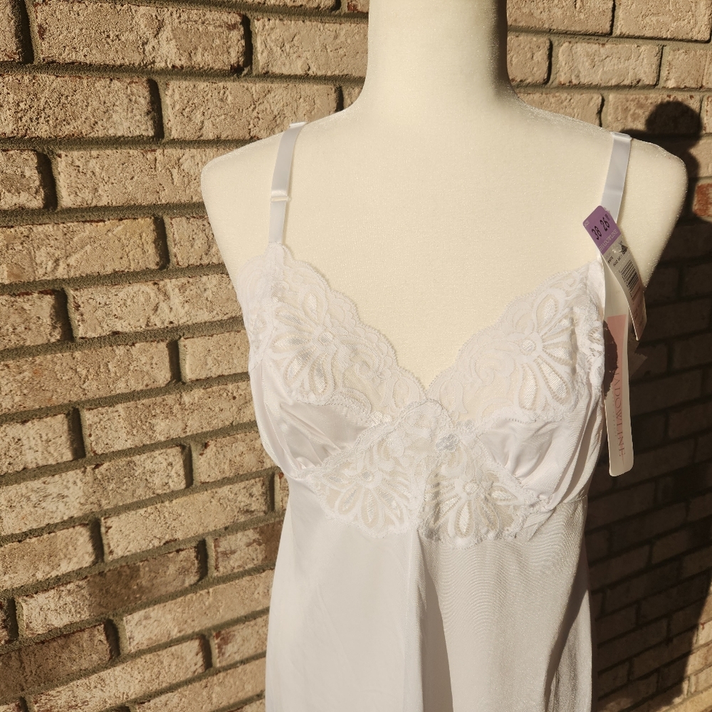 NWT Shadowline White Full Slip 38/26" - Picture 3 of 12